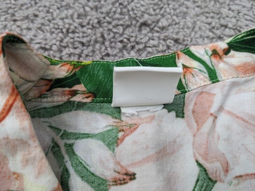 H&M Kaftan Dress Womens Extra Large Floral SS2020 Viscose - Picture 6 of 8
