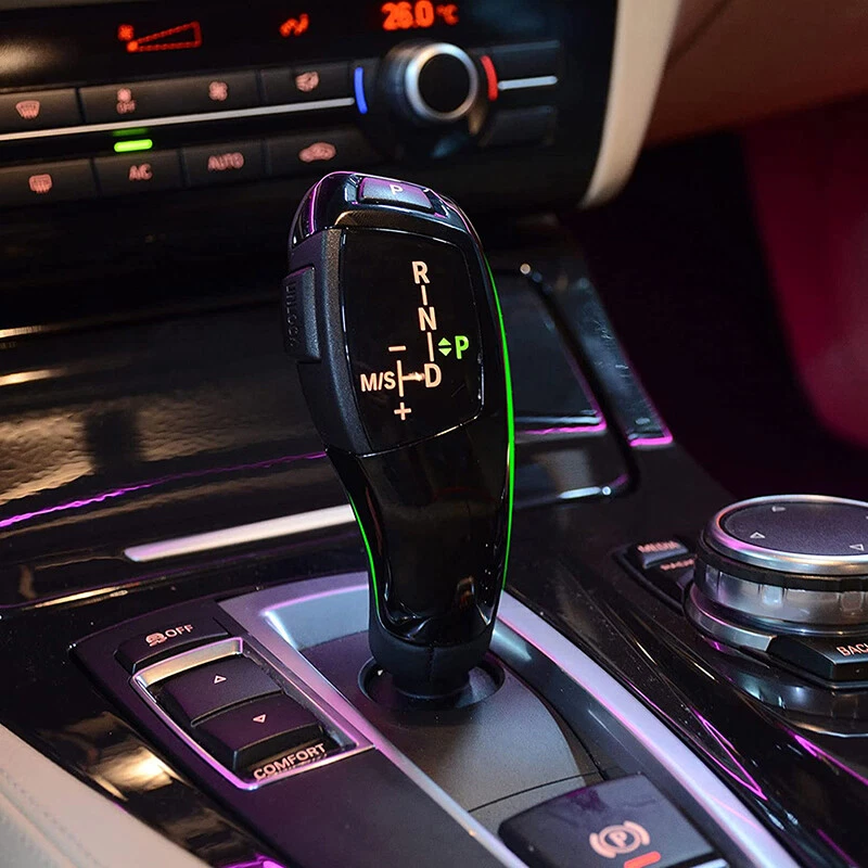 Cubierta decorativa de palanca de cambios negra brillante para BMW X3 X4 F25 F26 F34 F35 Foto 4 de 4