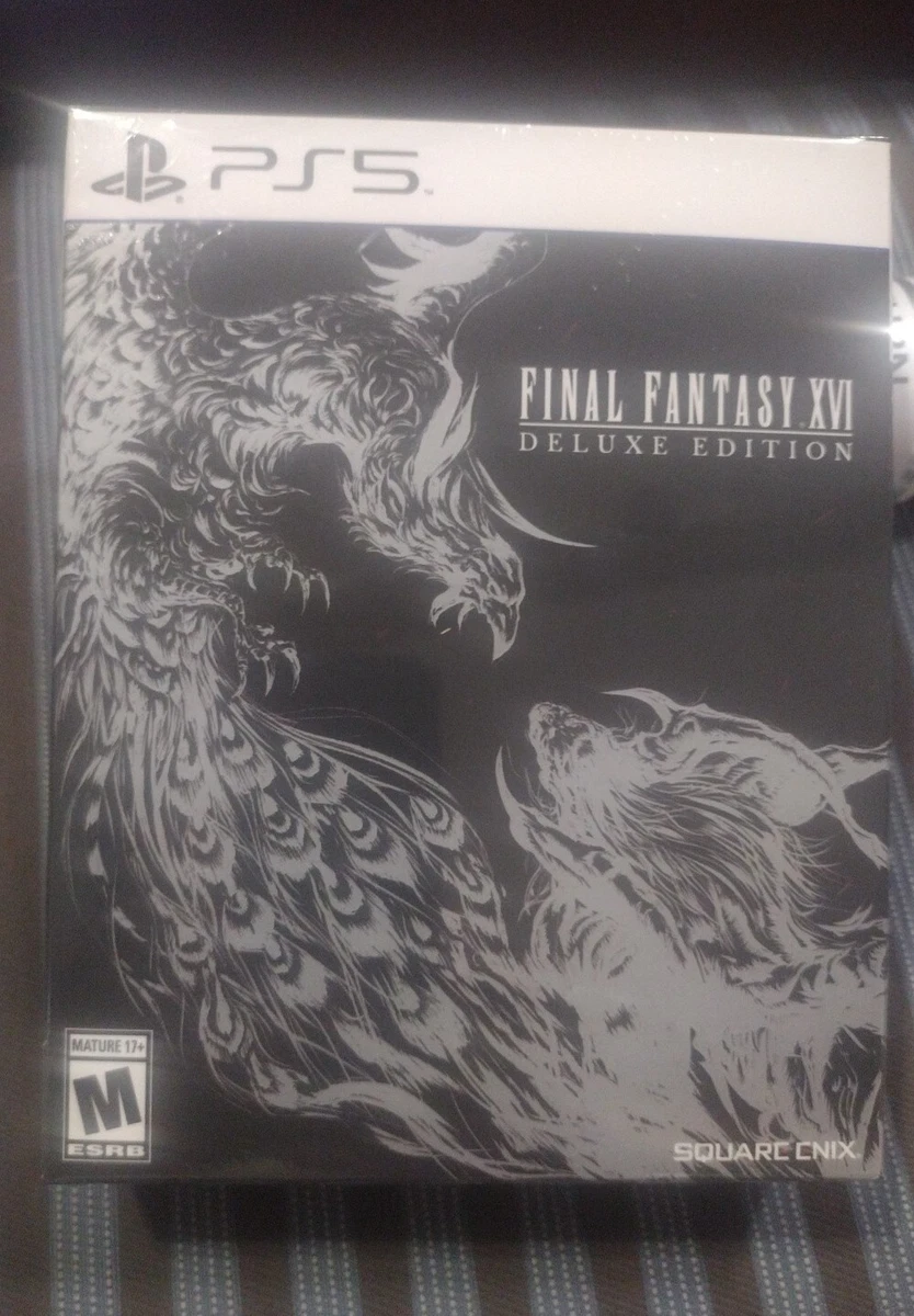 Final Fantasy 16 (XVI) Deluxe Edition PS5 Includes Steel case And