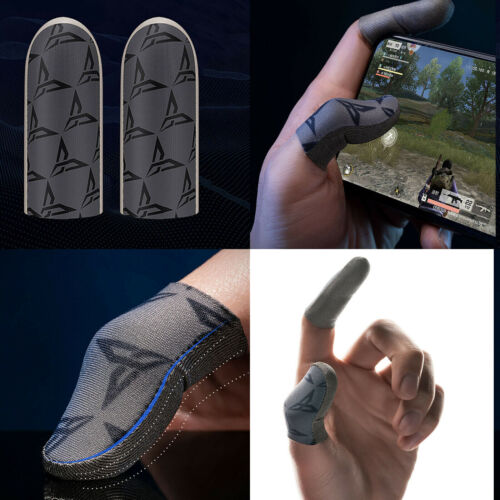 For PUBG Mobile Gaming Finger Sleeve Sweatproof Touch Screen Finger Gloves Cover - Picture 1 of 14