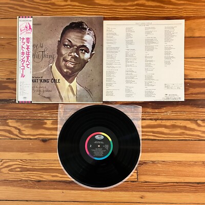 Nat ''King'' Cole: Love Is The Thing LP Vinyl Japanese Mono Pressing w/ Obi VG+VG+