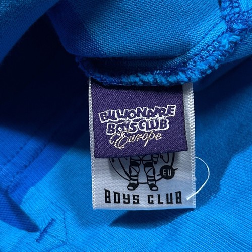 BBC Billionaire Boys Club Europe Blue Striped Rugby Polo Shirt Mens Medium - Picture 7 of 10