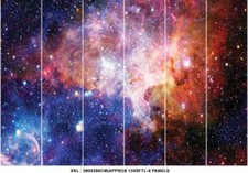 Image of Space Galaxy Stars Planets Wallpaper Mural Photo Kids Bedroom Home Poster Deco