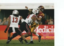 LEKI FOTU UTAH UTES SIGNED 8X10 PHOTO W/COA #2