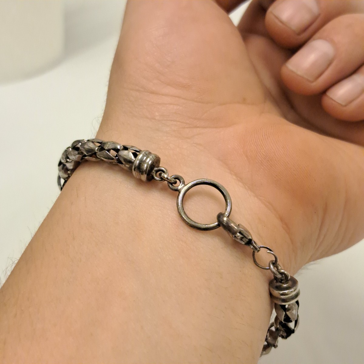 アクセサリー Vintage silver925 chain bracelet Vintage Sterling Silver 925 Women's Men's Jewelry Chain