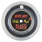 Pro's Pro Black Force Tennis Racket String - 200m (660ft) Reel - 1.19mm - Black