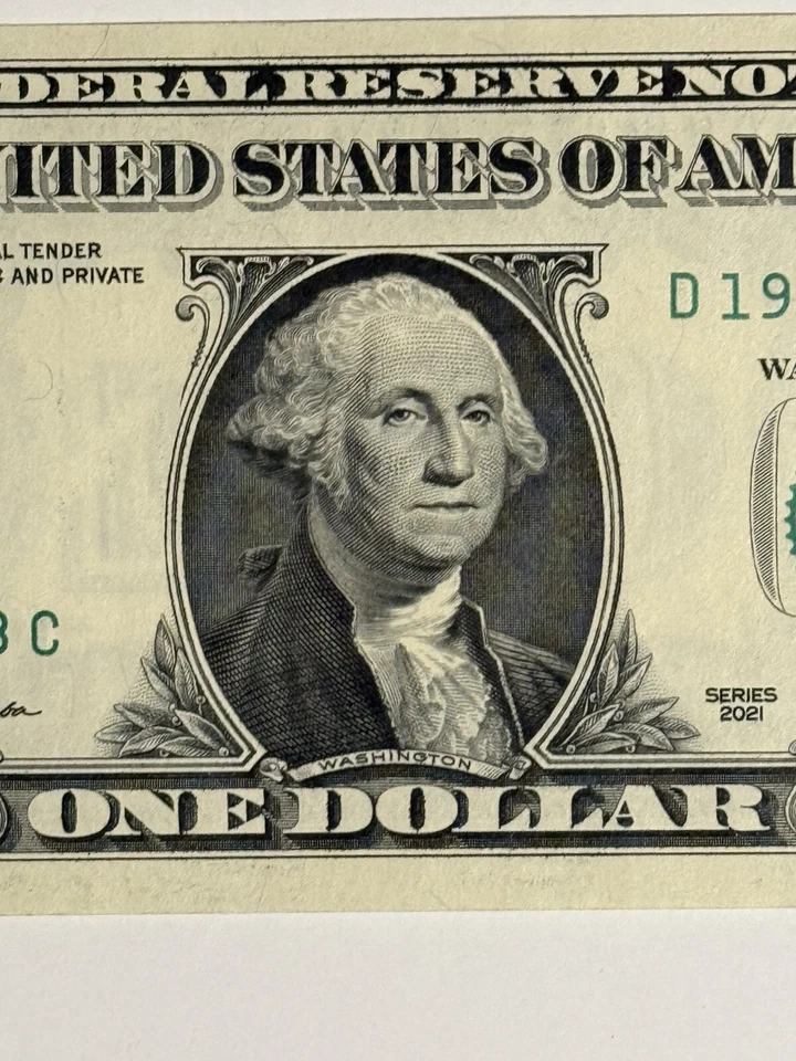 Birthday Note Dollar Bill March 31 1987 03-31-1987 UNC 03/31/1987 Fancy Serial - Image 2 of 4