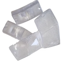 ukscooters FROSTED VESPA SET OF 4 INDICATORS LENS REAR FRONT PX LML T5 WHITE