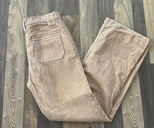 VINTAGE Levis Corduroy Pants Made USA 70s 20619-8823 Men W30 L31 STAINS