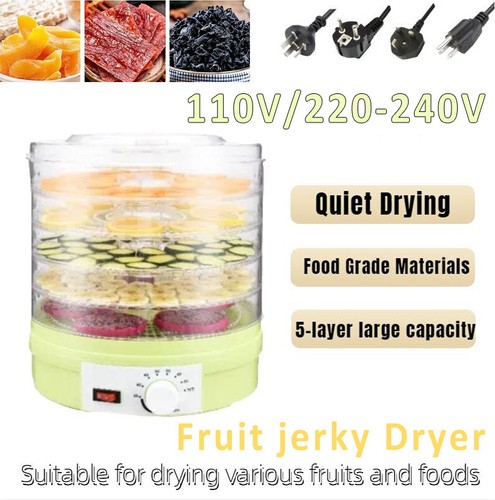 5 Tier New Food Dehydrator 350W ABS Fruit Jerky Dryer Home Intelligent Control - Picture 8 of 9