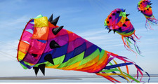 Great Turbine Rainbow Giant Slowly Rotating Turbine Windsock Kite accessories a