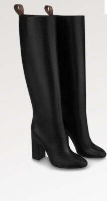 luis vuitton donna boots in black, Size 37.0
