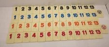 Vintage 1987 Rummikub Game Replacement Tiles  You Pick