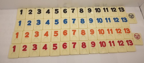 Vintage 1987 Rummikub Game Replacement Tiles You Pick