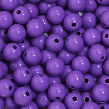 10-100Pcs/Lot 6-20Mm Solid Color round Acrylic Beads Loose Spacer Beads for Jewe