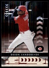 2001 Playoff Absolute Memorabilia Deion Sanders Cincinnati Reds #109