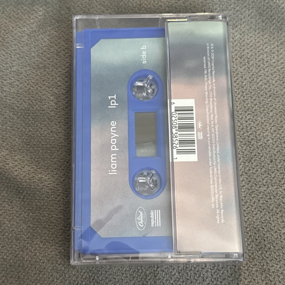 Liam Payne LP1 Exclusive TAPE Cassette Blue Shell RARE BRAND NEW SEALED - Image 2 of 2