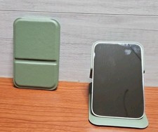 2 Pcs 4.3 x 2.8" Pocket Compact Folding Mirror with Case, Fast Shipping, Make-up