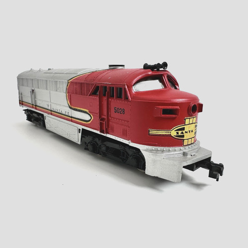 Locomotora diésel escala HO Lima modelo Power Tempo Santa Fe F7 5028 Yugoslavia | Zustand: For parts or not working