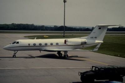 Dia A9C-BB Gulfstream II Flugzeug 35mm gerahmt OP-K11-12