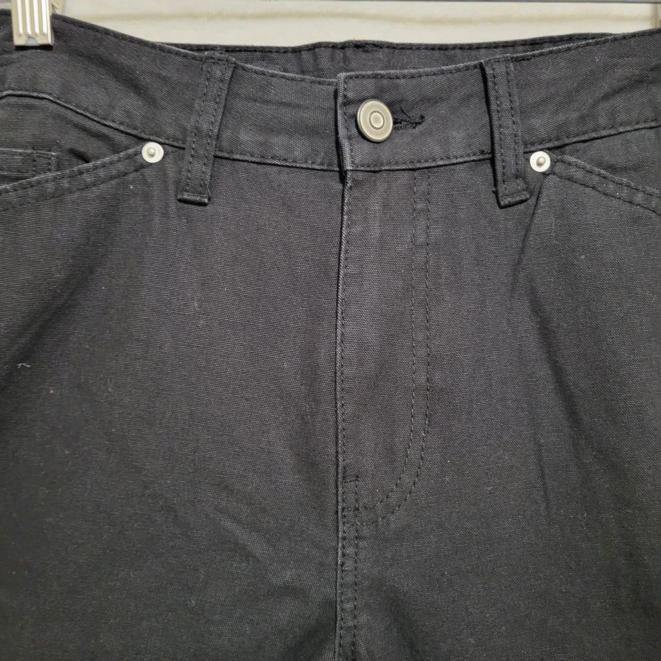 Pantalones de carpintero Von Dutch para hombre 30 x 30 doble rodilla algodón negro nuevos con etiquetas Sk8 Foto 4 de 4