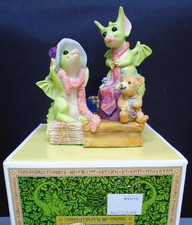 pocket dragons  'DRAGONS IN THE ATTIC'   1991   Rare Early Piece. Mint. Boxed.