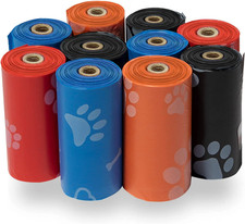 Dog Poop Bags (150 Bags) for Waste Refuse Cleanup, Doggy Roll Replacements for O