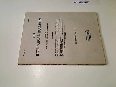 February 1956, The Biological Bulletin, Vol. 110, Number 1 The Marine Biological