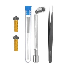 3D Nozzles Kit, 2pcs 3D Printer Brass Nozzles 0.3mm, Cleaning Needles