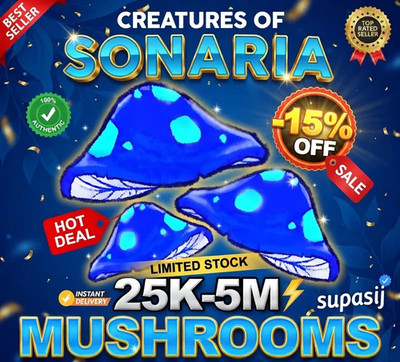 CREATURES OF SONARIA [ 25K - 5M Mushrooms / MUSH] FASTEST DELIVERY・COS  million