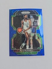 2021-22 Panini Prizm Blue Shimmer Prizm Bill Russell /30