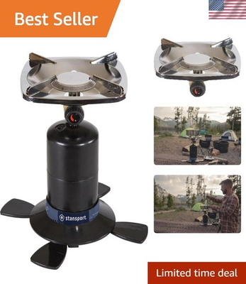 #ad Portable Single Burner Propane Camping Stove 10000 BTU Lightweight amp; Durable $91.99