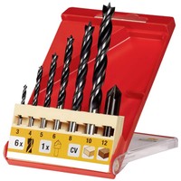 7Er Multipack Kwb 514200 Holz-Spiralbohrer-Set 3 Mm, 4 Mm, 5 Mm, 6 Mm, 8 Mm, 10