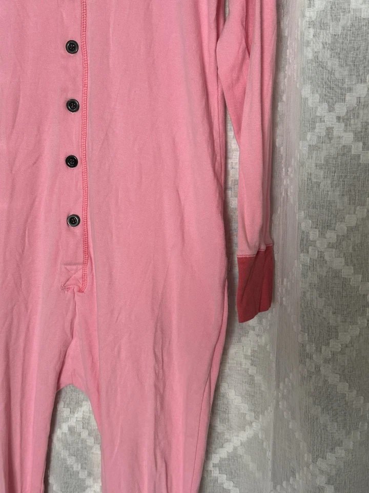 Lazy One Pajama Moose Adult Pink Flapjack PJ's Pajamas Moose Caboose Medium Rare - Image 4 of 4