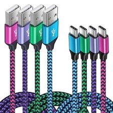 4Pack Car Carplay Charger Cable Fast Charging for iPhone 16 15 Pro,15/16 Pro Max