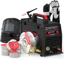 YESWELDER Welding Kit MIG Welder ,Welding Helmet, Other Welding Supplies