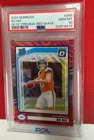 2024 Panini Donruss #369 Bo Nix Red Wave Preview Rated Rookie PSA 10 GEM MT (WB)