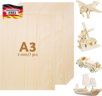 14 StüCk A3 Sperrholzplatten 3Mm FüR Basteln Laserschneiden Modellbau