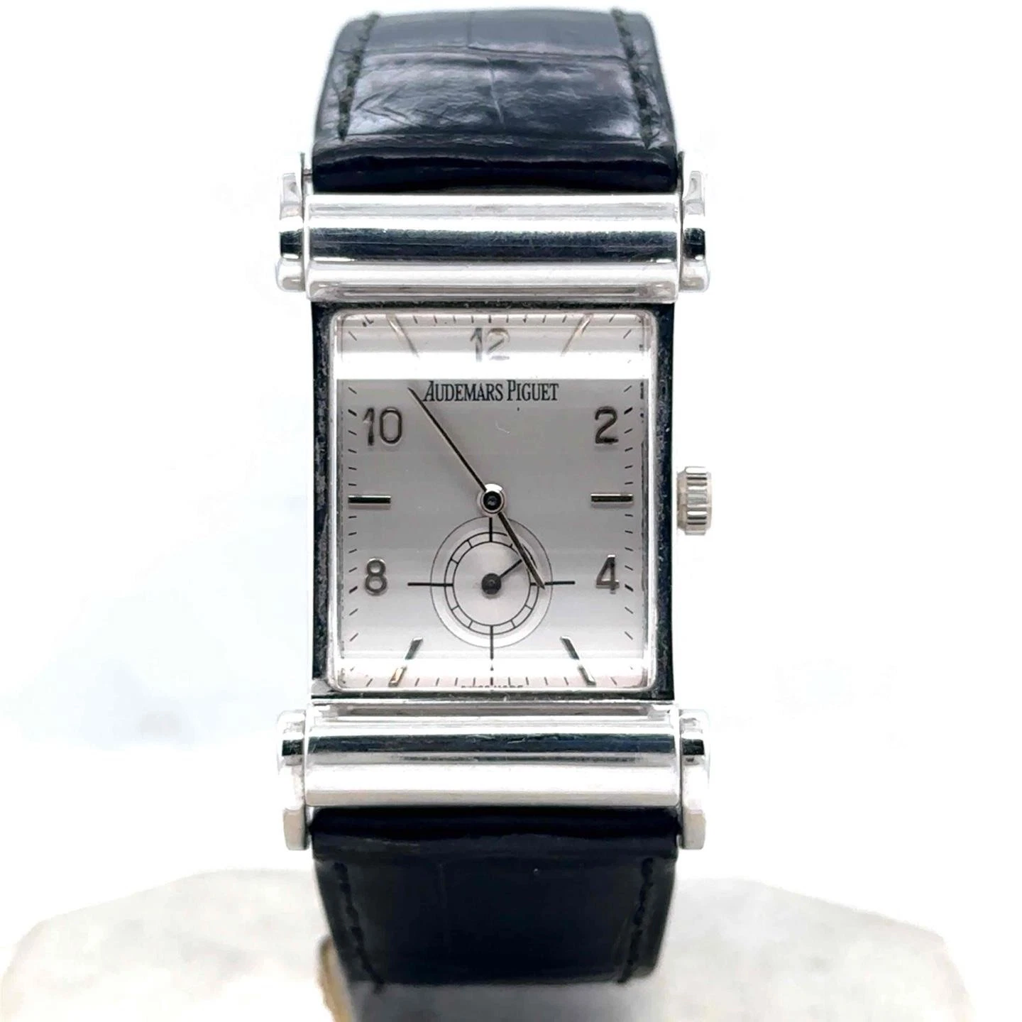Audemars Piguet — Audemars Piguet Canape Manual Wind 27mm 18k White Gold Men's Watch 14934BA/002
