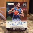 2015-16 Panini Prizm Prizms Rookie Auto Karl Anthony Towns #RS-KAT