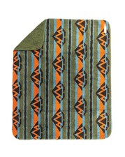 Wilderdog Sherpa Fleece Waterproof Dog Blanket - 50" x 40" - Olive 50 x 4