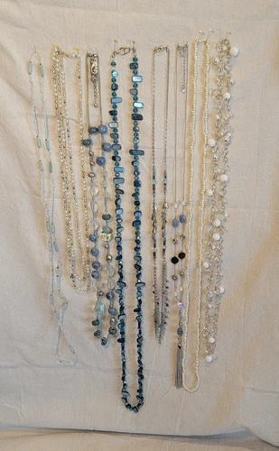 VETEMENTS Lotto di 8 collane donna lunghe con perline moda