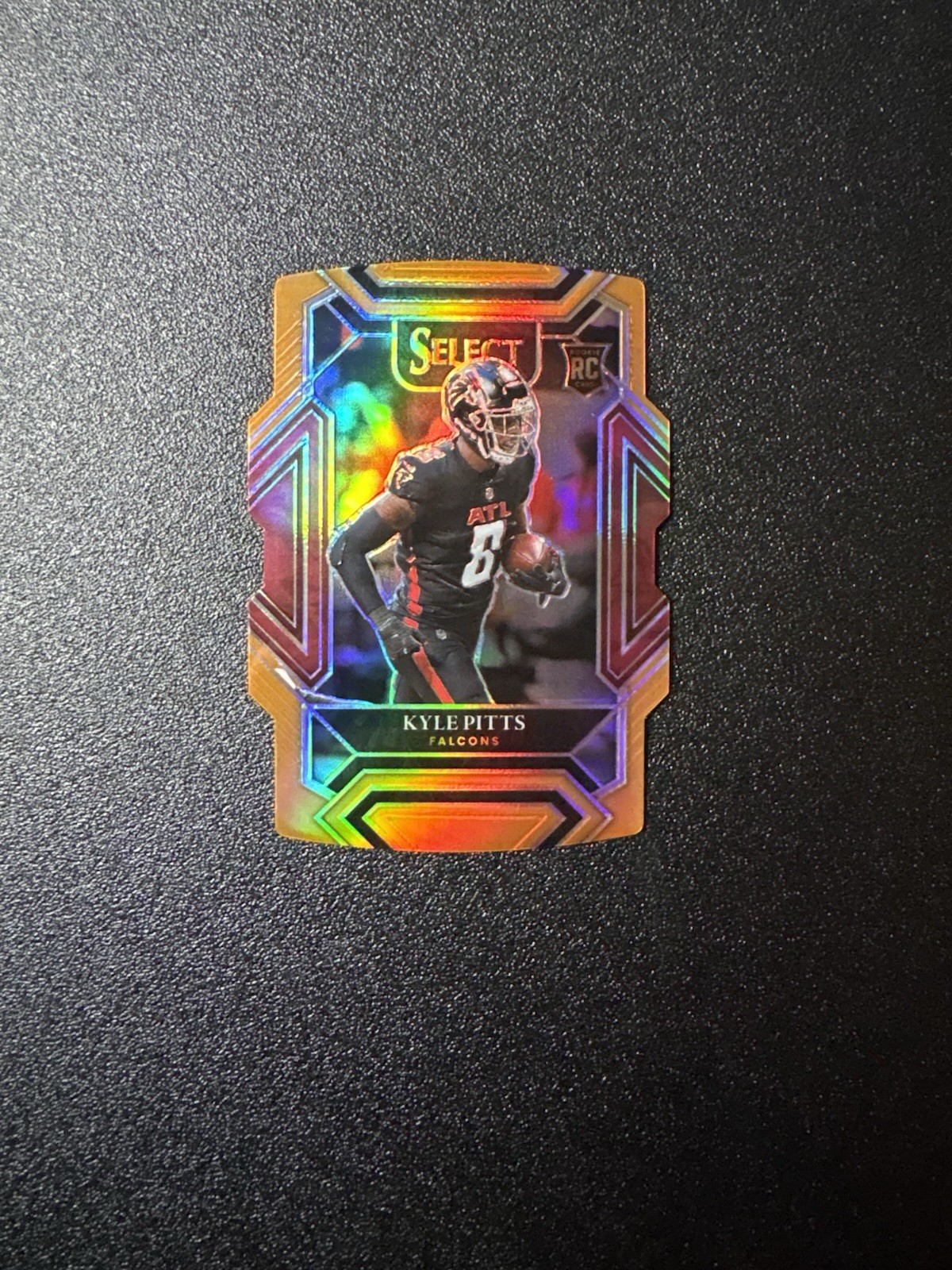 2021 Panini Select Kyle Pitts Club Level Orange Die-Cut /249 Rookie Falcons