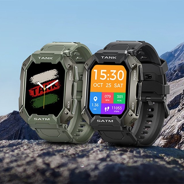 Smart Watch Split Screen Touch + Button Waterproof 5ATM Bluetooth Outdoor Smart Watch Split Screen Touch + Button Waterproof 5ATM Bluetooth Outdoor