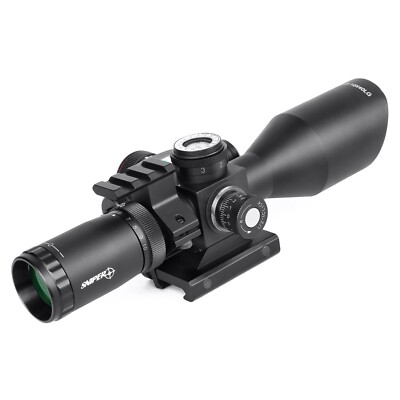 Sniper 2.5-10x40 Combo Rifle Scope with Green Laser Mil-dot