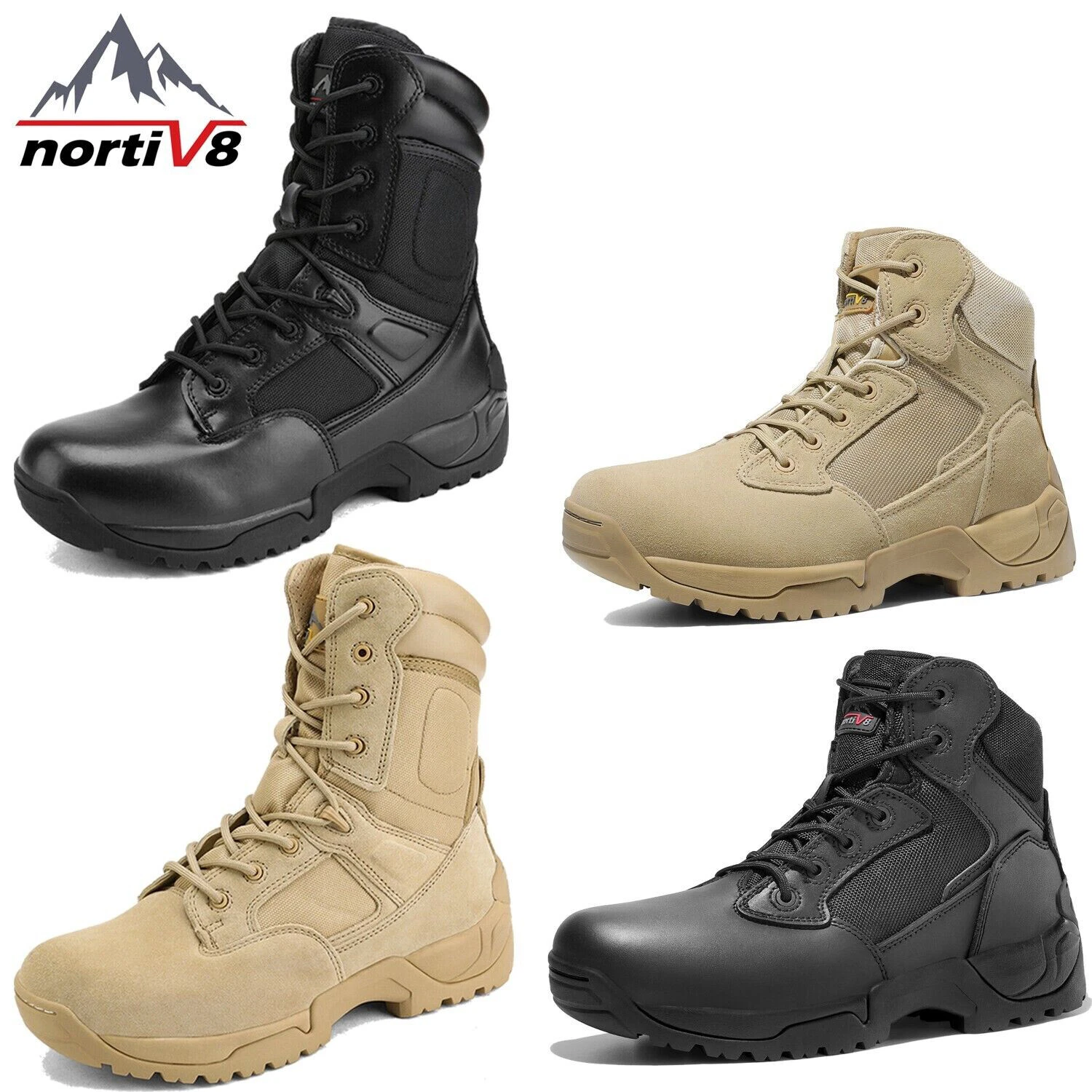 Men's Military Combat Tactical Work Boots Hiking Motorcycle Boots Size 6.5-15
Opens in a new window
