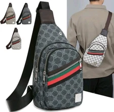 Men's Multifunction Messenger Bag Shoulder Cloth Chest Bags Crossbody Casual
