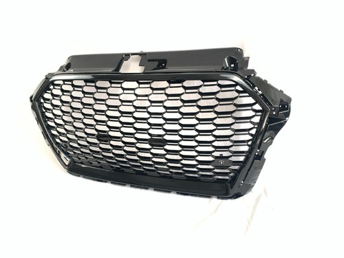 RS3 Style for Audi A3 S3 2017-2019 Front Bumper Grille Honeycomb Grill - Picture 3 of 5