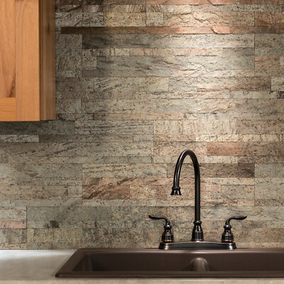 Aspect Peel and Stick Stone Backsplash (One 5.9'' x 23.6'' Panel)