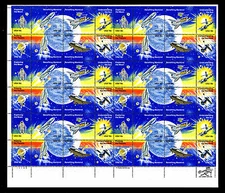 U.S. #1919a Space Achievement Issue - pane 48 - OGNH - VF - CV$17.10 (E#H230)